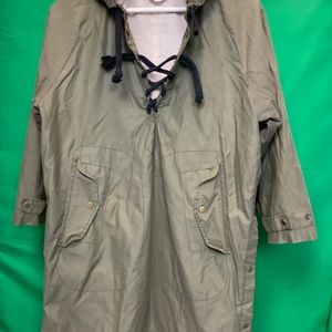 Paula Cahen D’Anvers Olive Raincoat Size 2